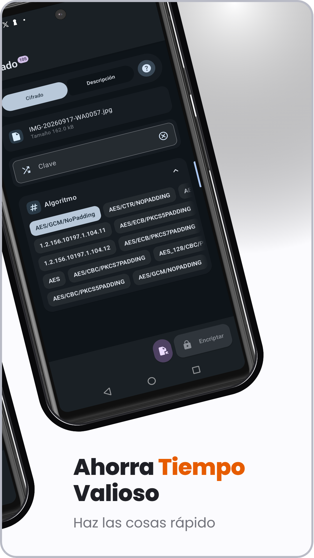 Captura de Encrypted: Cifrado de Archivos