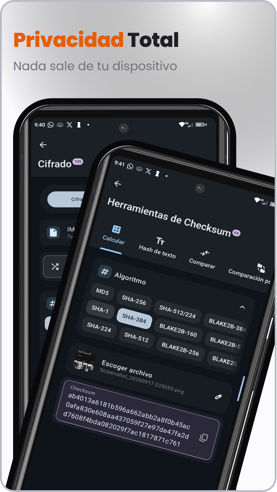 Captura de Encrypted: Cifrado de Archivos